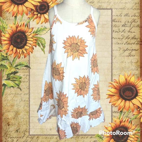 Cow & Lizard Other - Cow & Lizard Sunflower Dress Girl's 6